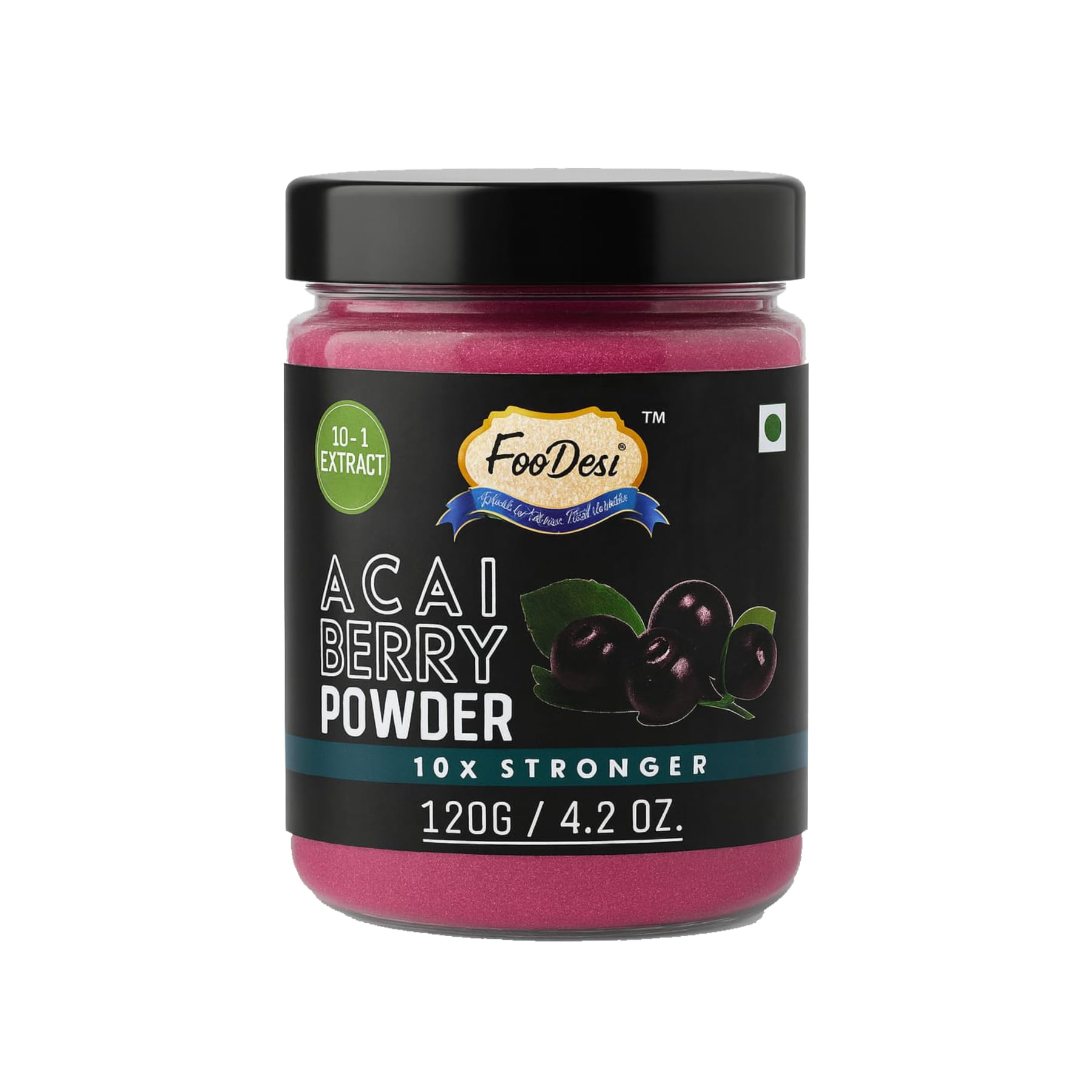 Acai Berry Powder -120GRM | Natural Energy Boost & Immune Support | High Antioxidants & Nutrients | 120g, Non-GMO, Vegan