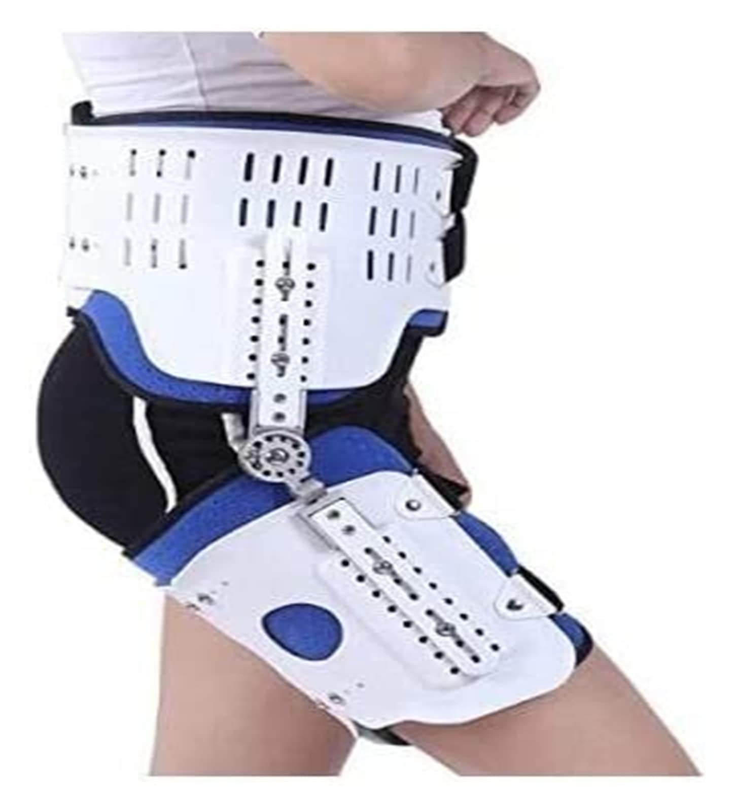 Tirantes de fijación de la articulación de la cadera reutilizables Ortesis de cadera con bisagras Soporte de fijación de la articulación de la cadera articulada Protector de fractura de muslo para