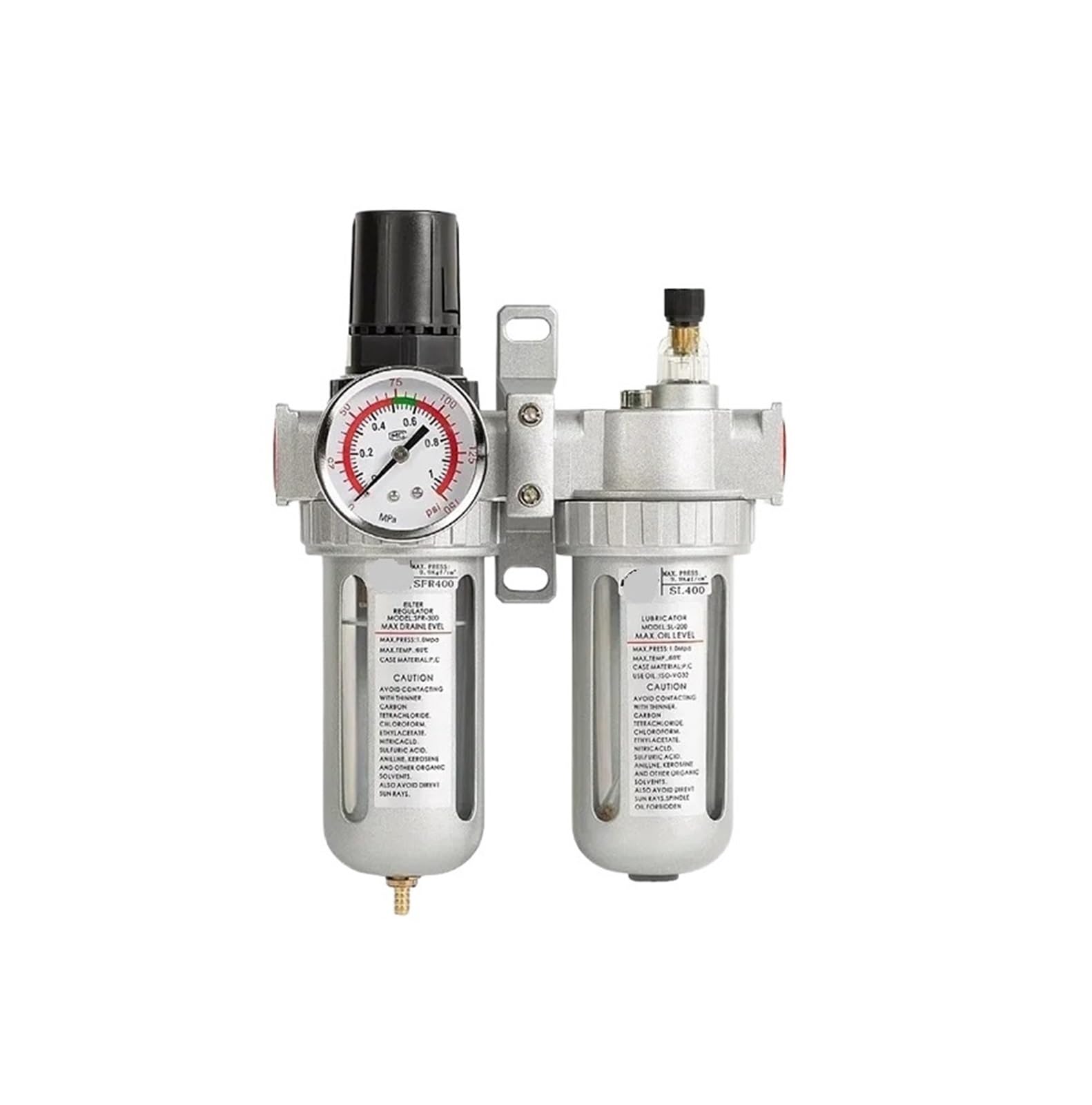Vanne de régulation pression compresseur SFC200 avec purgeur de vapeur