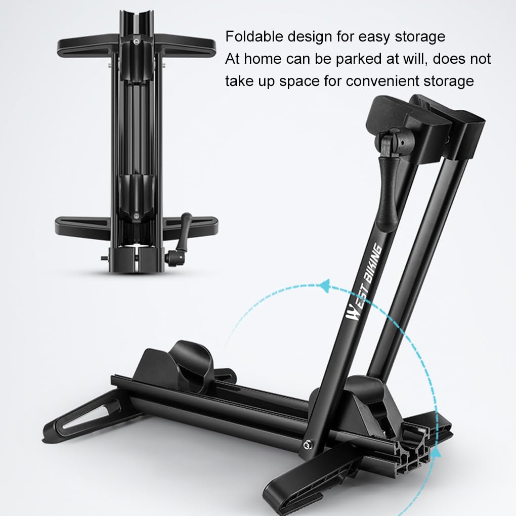 Cavalletto per bicicletta regolabile, cavalletto per parcheggio bici che offre supporto e stabilità, compatibile con diversi modelli, accessori per