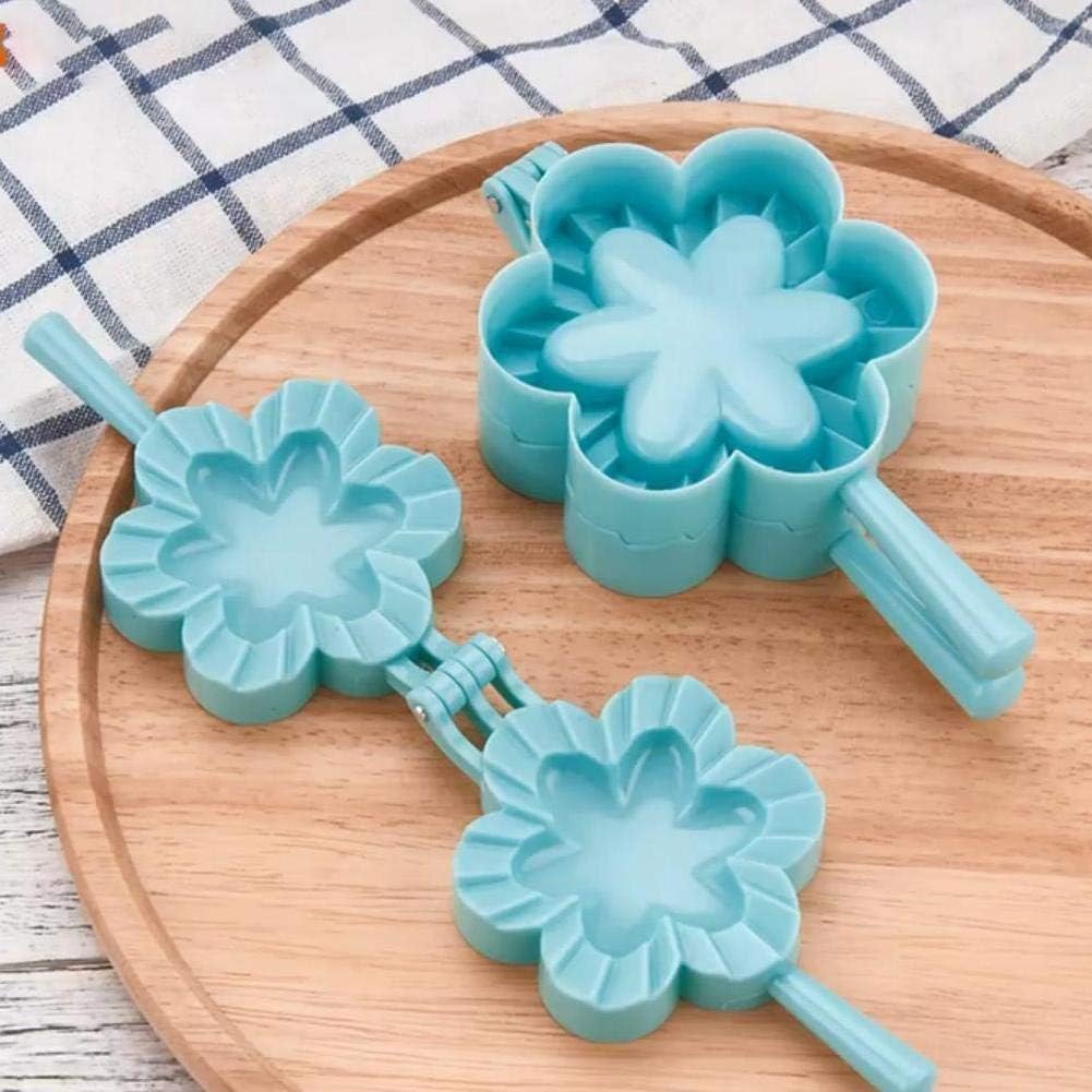 Zhengpingpai Kitchen large, medium and small plastic mold dumplings kitchen DIY dumplings dumpling making baking accessories (Color : Chocolate)