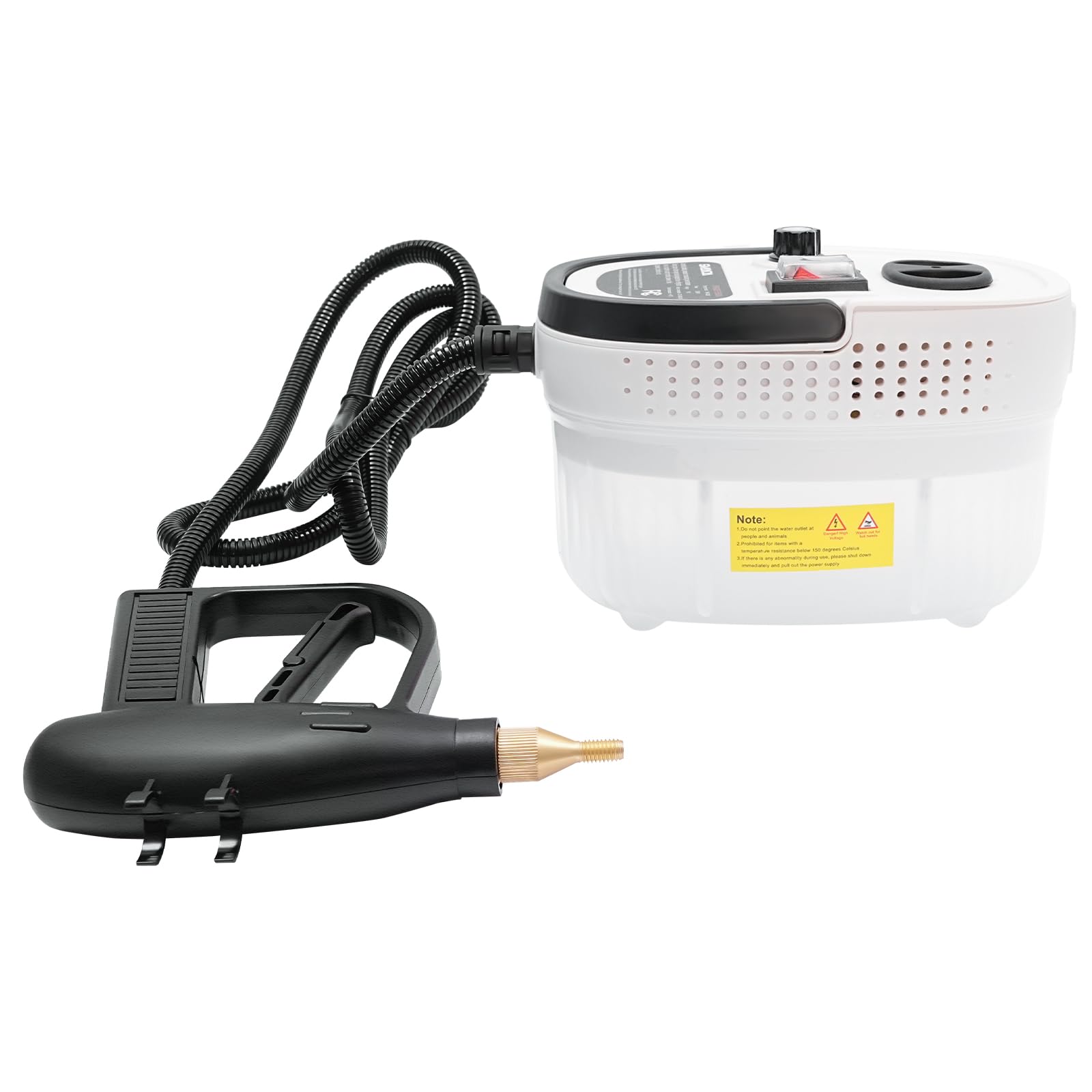 Vaporetto Multifunzione Pulitore A Vapore 2500W Per Casa E Auto - 6 Velocità E 3 Accessori Pulizia Vapore Testine - Foto 10