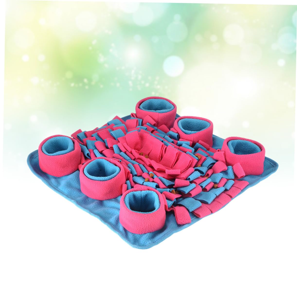 BUGUUYO 1pc Dog Sniffing Slow Feeding Mat Cushion for Pet Training Interactive Food Feeder to Enhance Smell Skills Chew Toy with Easy