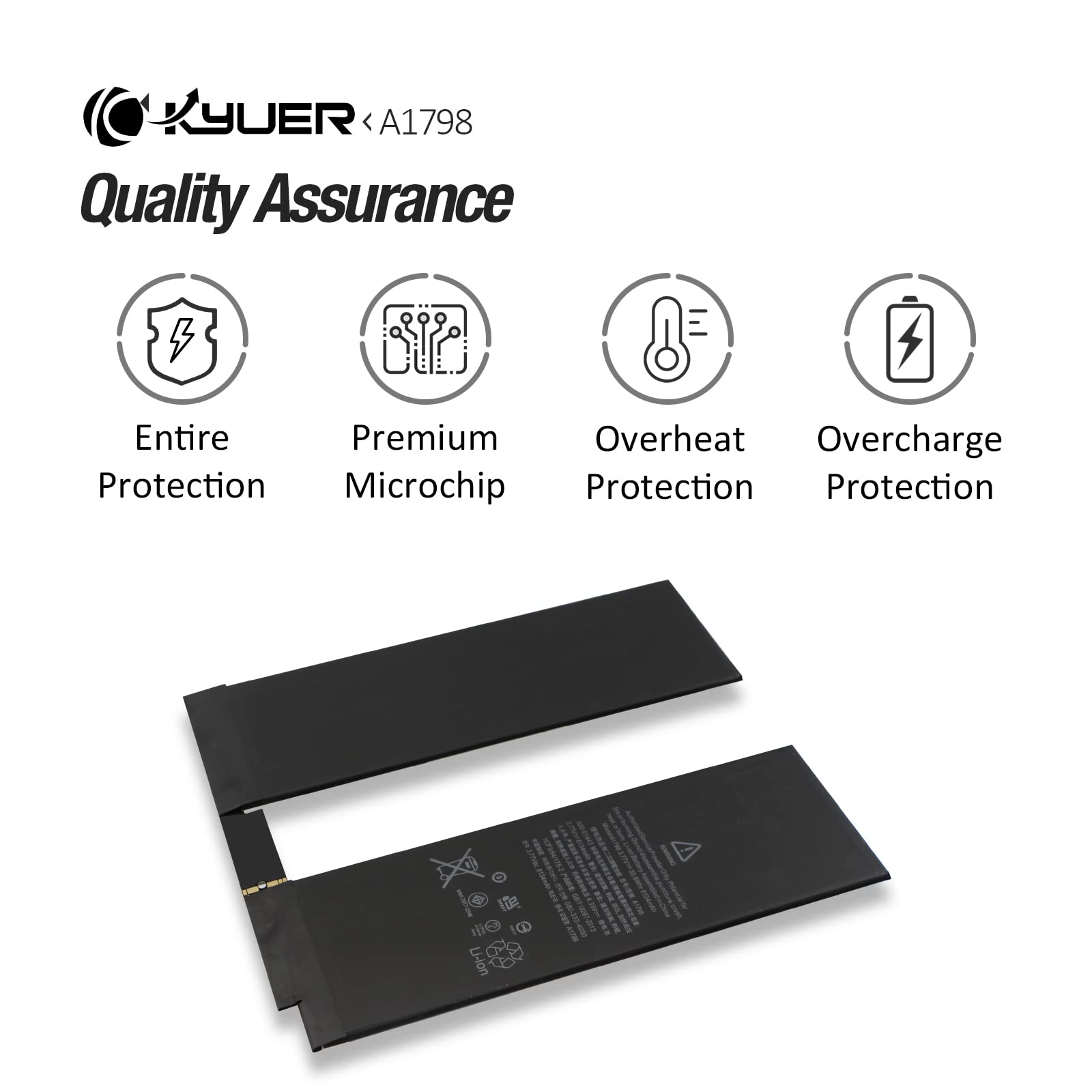 A1798 Tablet Batterie pour iPad Pro 10.5 A1701 A1709 A1852 EMC