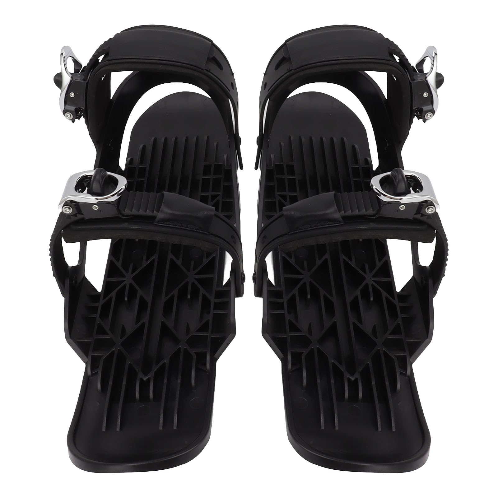 Mini Patins de Ski Courts, Patins à Neige Légers et Réglables, Coulissants Bidirectionnels avec Boucle en Alliage d'aluminium Aéronautique, Taille US 6-13 EU35-47
