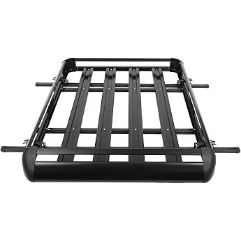 Universal Roof Rack 160 cm 63 inches Aluminium Roof Rack Car Roof Basket for SUVs with Built-in Pannier Rack Adjustable Width 100/135 cm 150 kg Load Capacity
