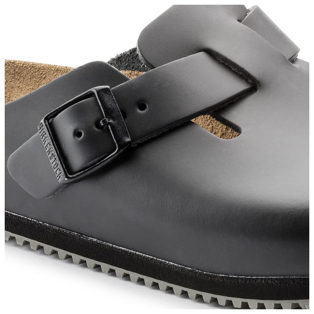 Birkenstock Professional BOSTON NL SCHWARZ 60194, Zoccoli e sabot Unisex adulto, Nero (SUPERLAUF), 44