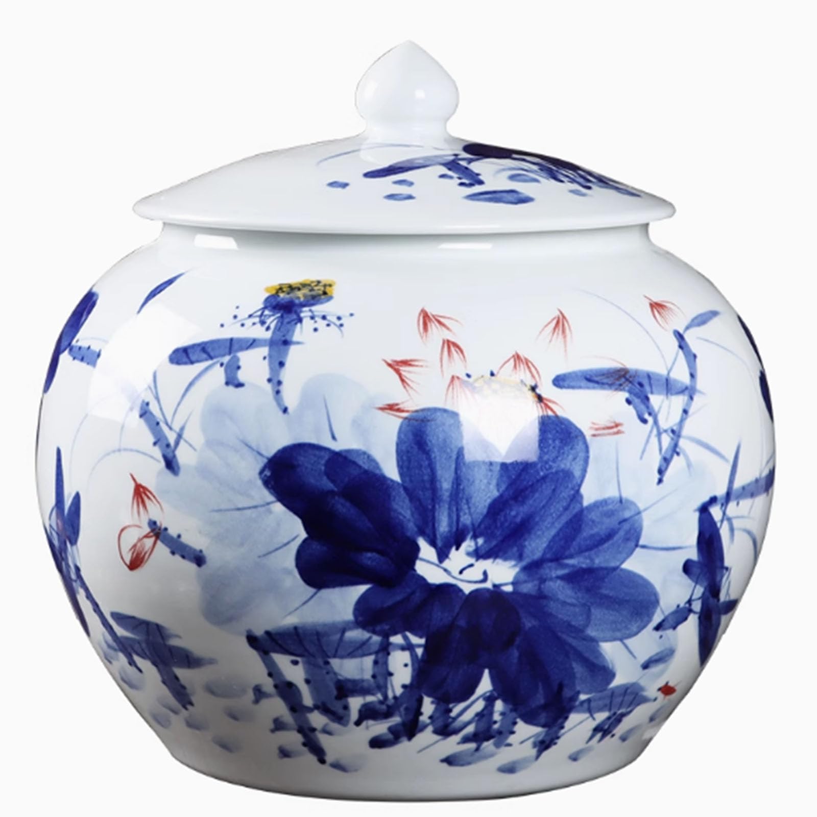 Food Storage Jars with Sealing Lids Flour Storage Containers Ceramic Rice Storage Containers Ceramic Rice Dispensers with Lids Rice Barrel Storage Jars Grain Storage Barrels Ceramic Rice Jars A 15kg