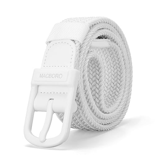 MACBORO TSA Approved Non Metal Plastic Buckle Belt