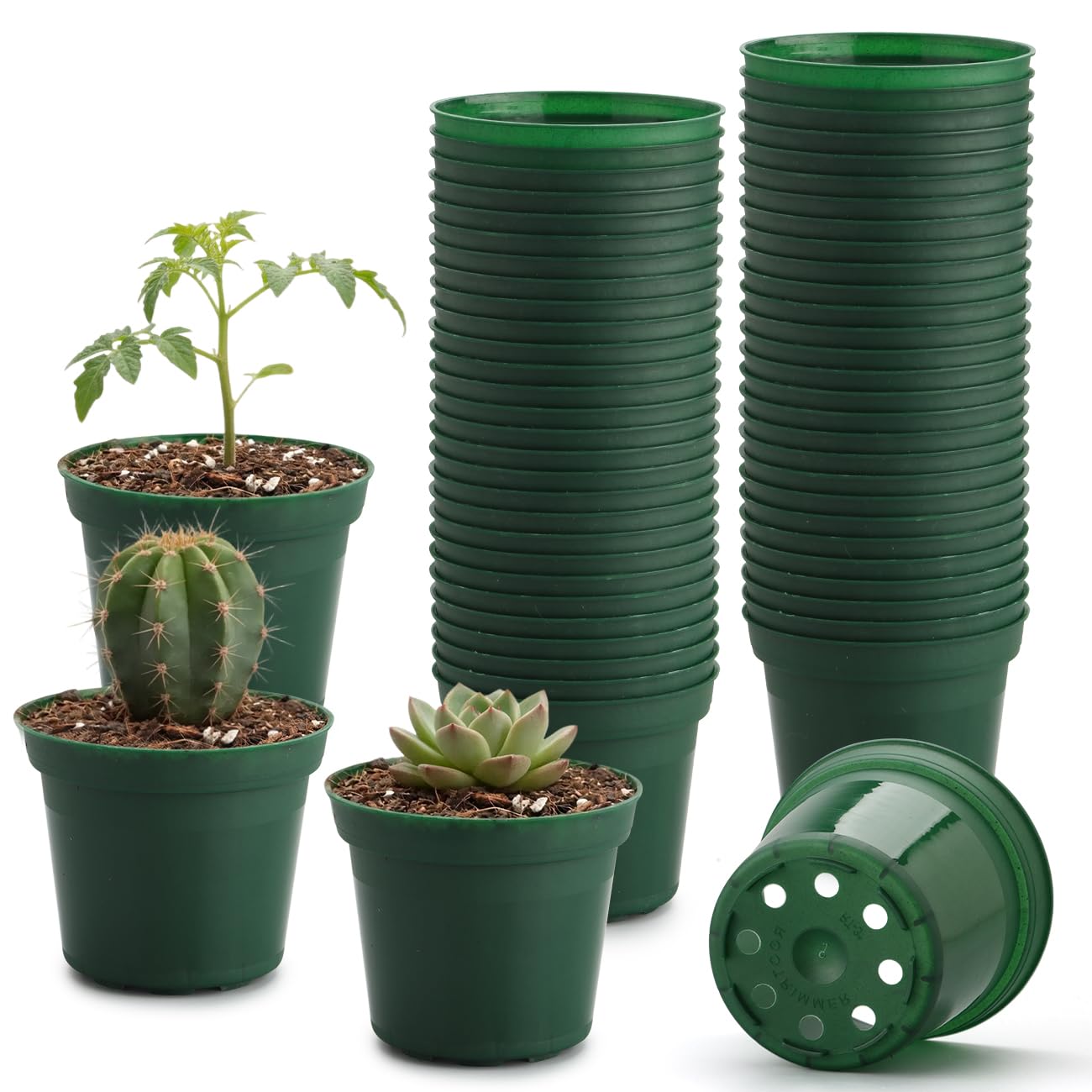RooTrimmer Green Nursery Pots 50 Pack