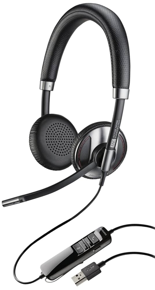 Amazon.com: Plantronics 202581-01 Wired Headset, Silver