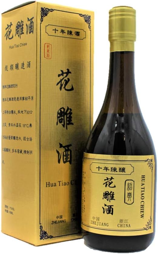 Chinese Rice Wine 10 Years Hua Tiao 500ml Alc. 17 (No salt added