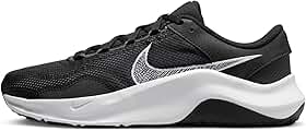 Tênis Nike Legend Essential 3 Feminino, Preto/Branco-Cinza Ferro, Tamanho 7,5 UK