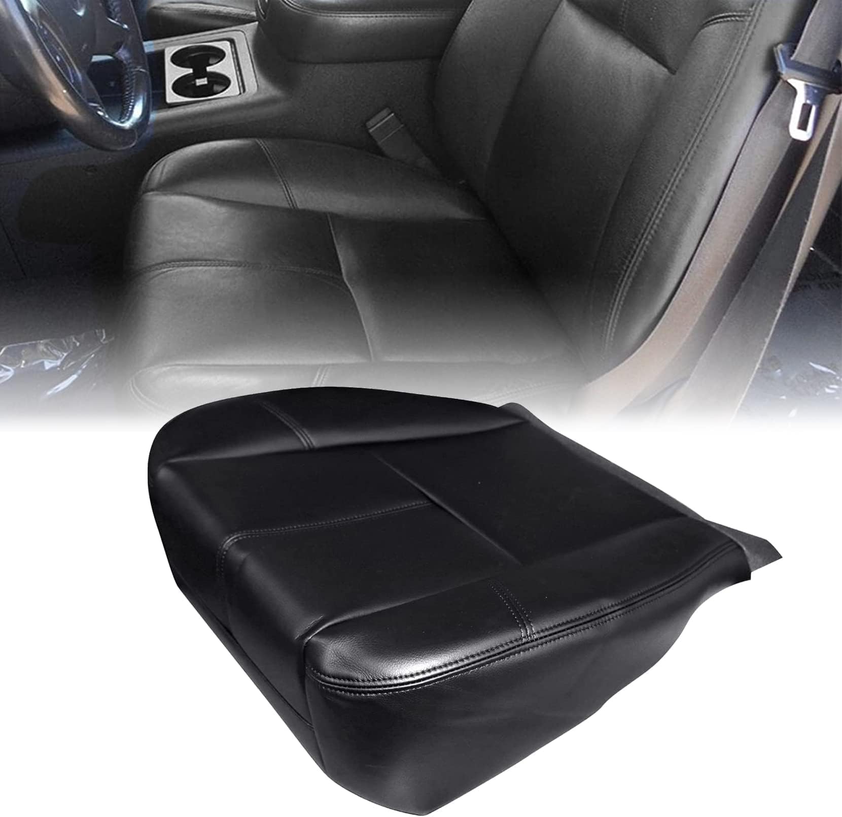 Kit 4 Pièces Siège Auto Soillar – Coussin Mousse Et Housse Pour Chevrolet/GMC 2007-2017