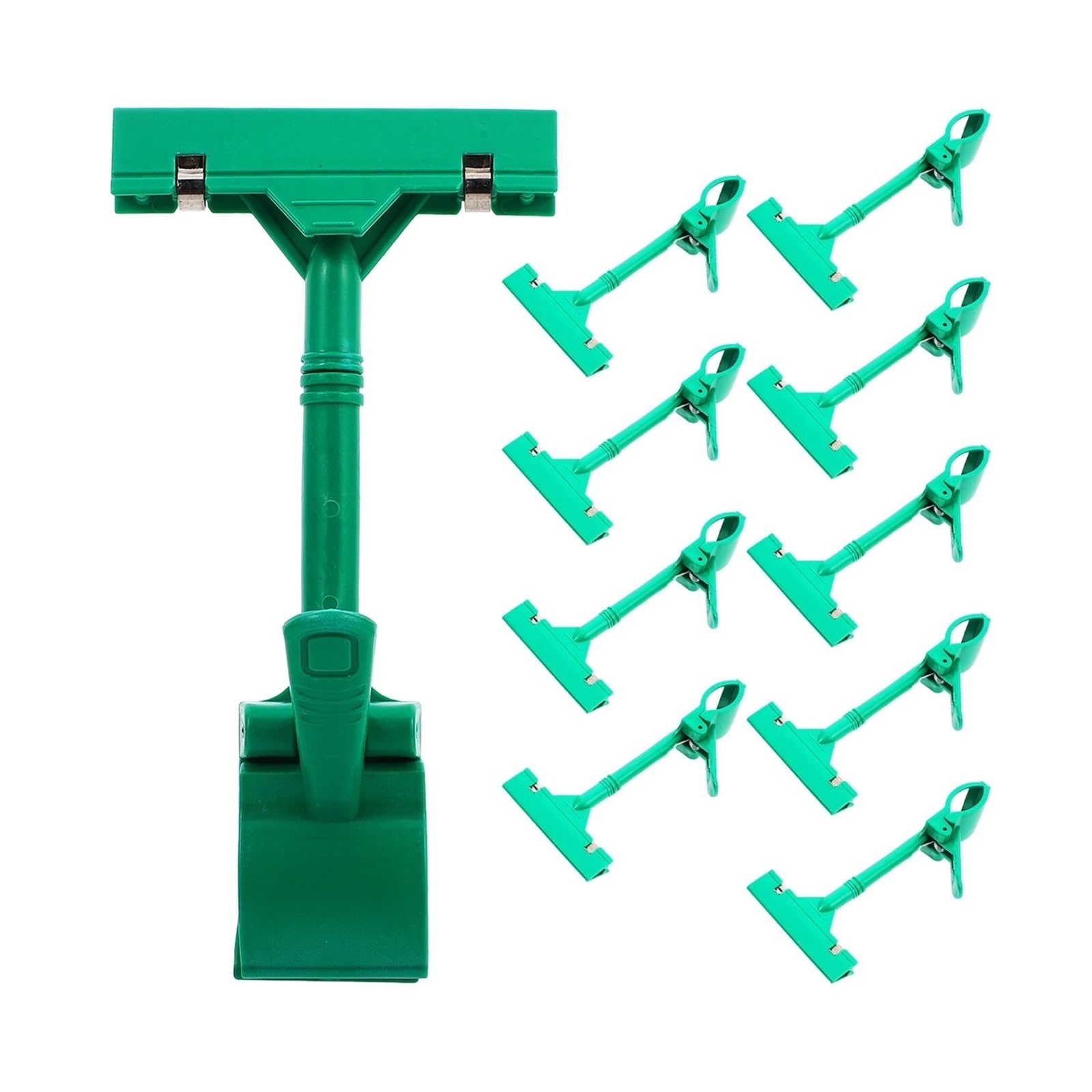 Vaeltor 16/25 Pack Advertising Clips for Retail Rack Sign Holders, Plastic Shelf Tag Clips