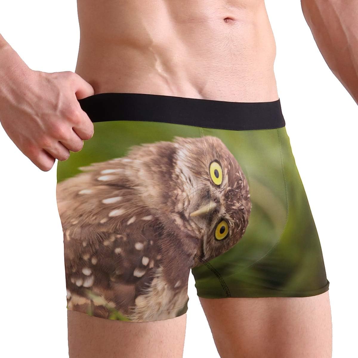 Funny Burrowing Owl Men Boxer Briefs Men's Underwear Comfort Soft Boxer Briefs - Image 2