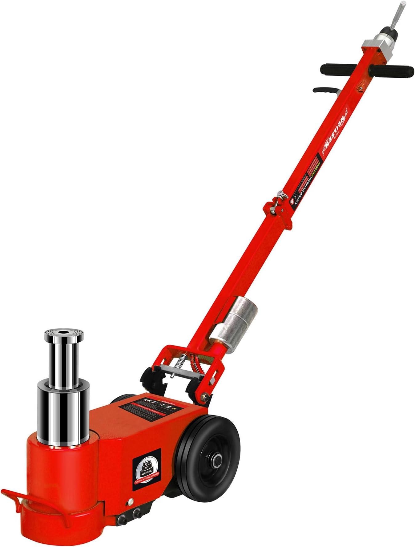 Neilsen CT0008 Hydraulic Trolley Jack - 2.0 Ton Capacity | 130mm Minimum Height | 330mm Maximum Height | Steel Construction | Swivel Caster Wheels | Ideal for lifting cars, SUVs, and light trucks