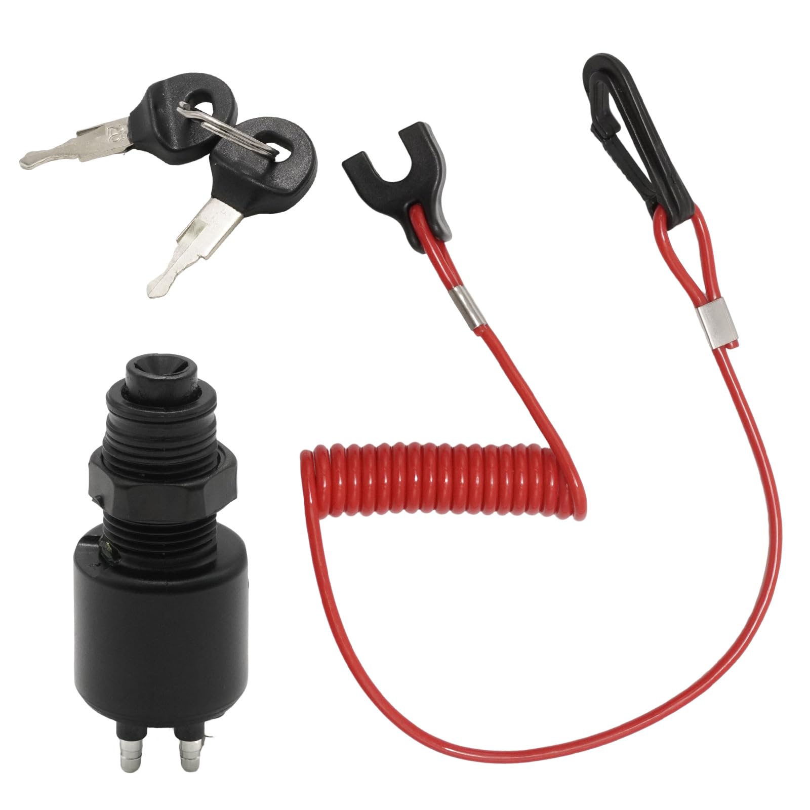 s*u様 Switch Vkinman 5005801 Ignition Switch and Key Assembly with Safety
