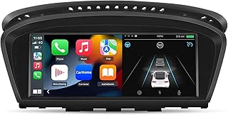 Android 11 Car Radio for BMW 3/5 Series E60 E61 E63 E64 E90 E91 E92 CCC (2004-2008),4+64GB Stereo CarPlay Android Auto Multimedia Player GPS Navigator iDrive System Retained Supports 4G WiFi