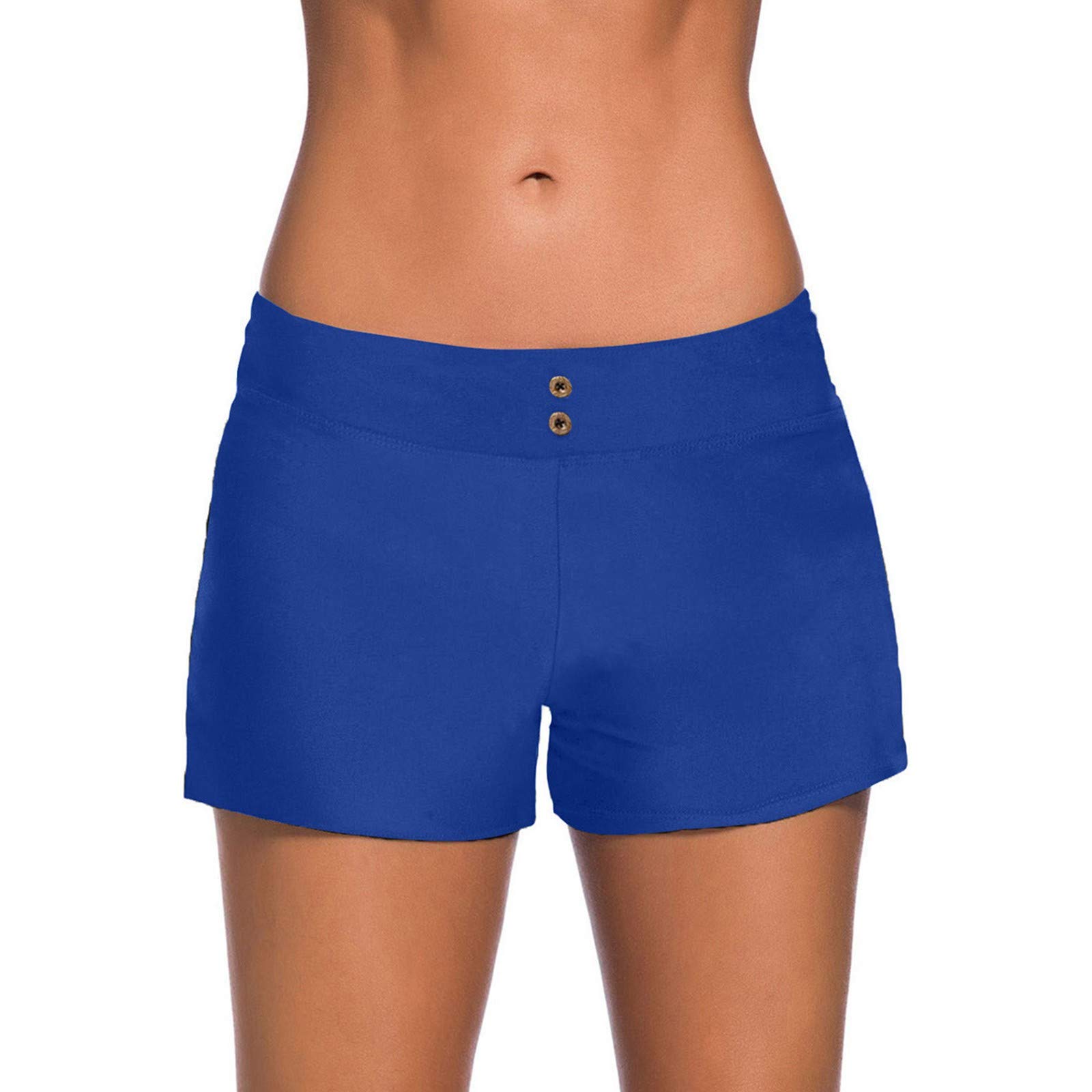 Generic Pantalones cortos de yoga de cintura media para mujer, pantalones cortos deportivos para entrenamiento, ciclismo, atletismo, correr, cómodos, transpirables, bragas de seguridad para mujer, Generic Pantalones cortos de mezclilla para mujer, cintura media, ajustados, elásticos, desgastados, por debajo de la rodilla, longitud 3/4, bermudas de mezclilla, pantalones cortos de verano casuales para
