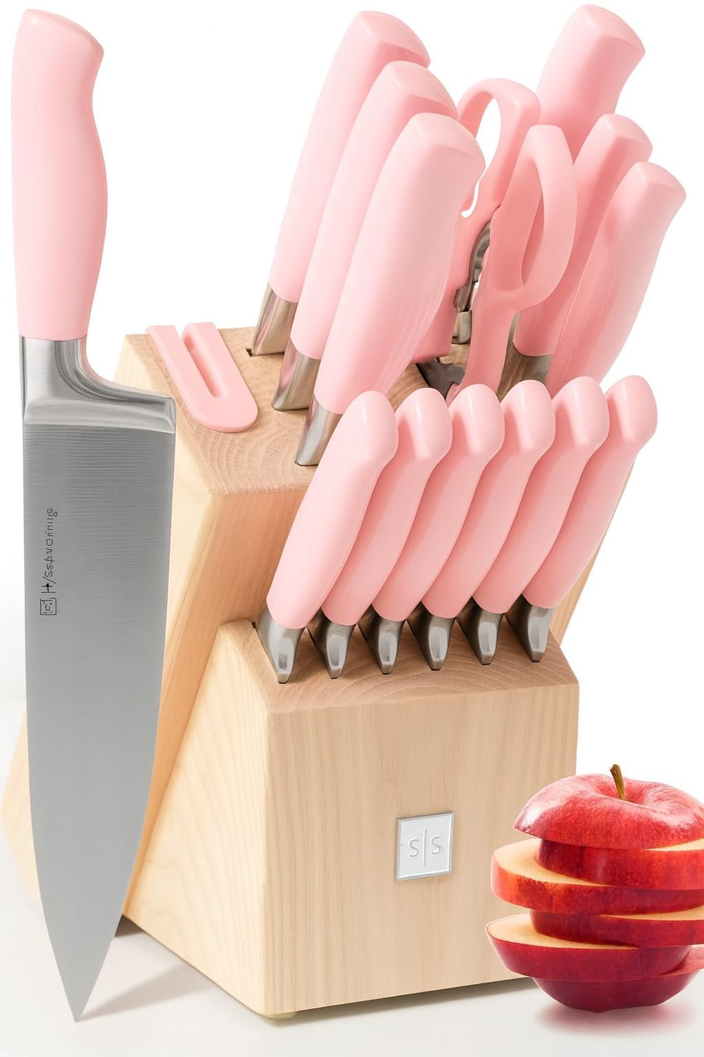 STYLED SETTINGS Pink Knife Set