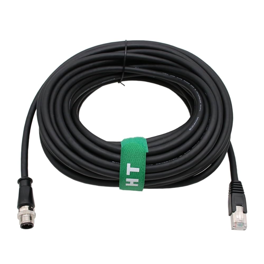 Amazon.com: HangTon Ethernet Cable M12 D-Code 4 Pin to RJ45