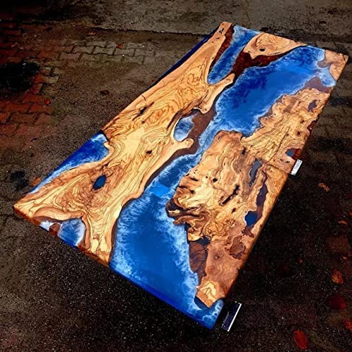 Amazon.com - Epoxy Table Fully Customized Thick Resin River Table