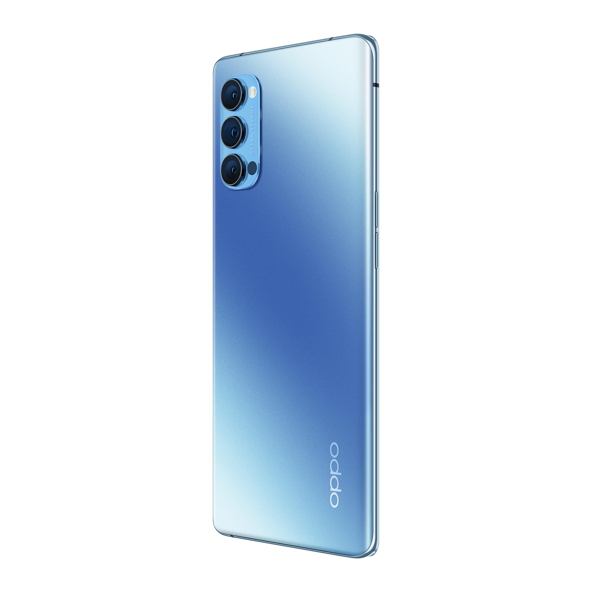 OPPO Reno4 Pro Smartphone 5G, 172g, Display 6.5" FHD+ AMOLED, 3 Fotocamere 48MP, RAM 12GB + ROM 256GB non Espandibile, Batteria 4000mAh, Ricarica Super, Dual Sim, [Versione Italiana], Galactic Blue