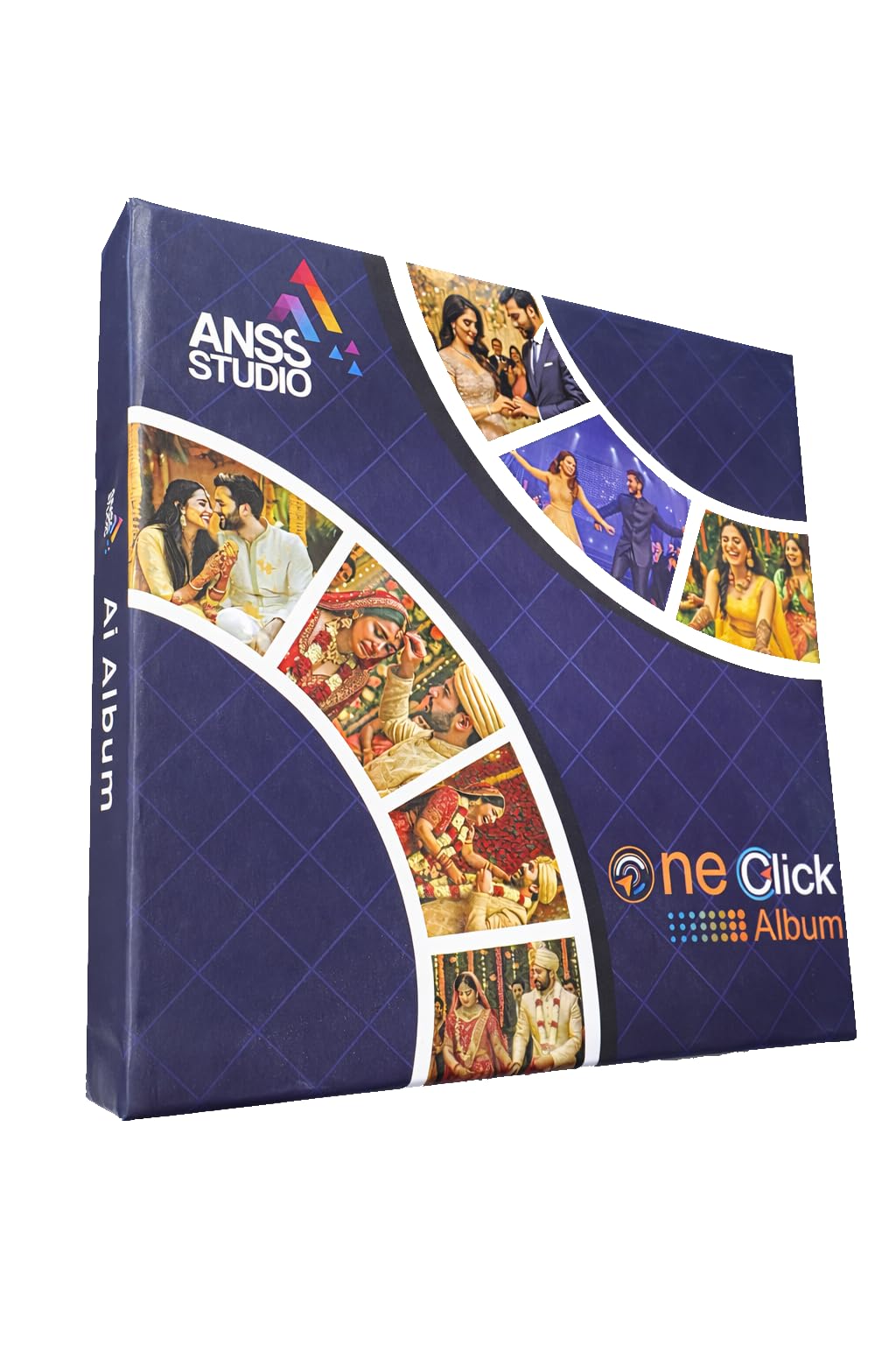 ANSS Studio One Click Album AI Photo Album Design Software for Professional Photographers, Wedding Studios, Auto Design, Retouching, PDF Export, Windows 10/11, USB Box Pack-image-43