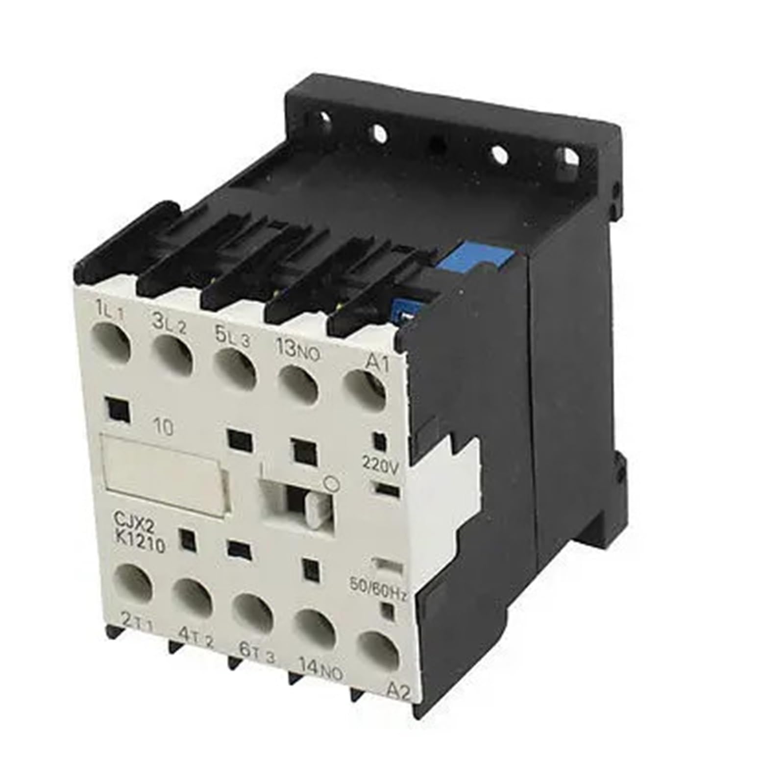 HUUOQIWY CJX2-K1210 220V Coil 35mm DIN Rail 12A 3P 1NO AC Contactor