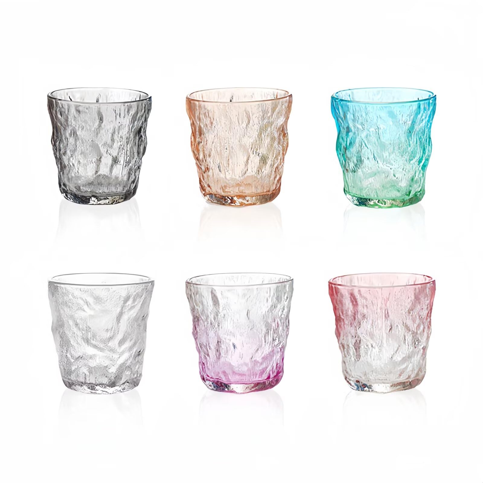 KADAX Verres à Boire, Lot De 6, Verres à Eau Transparents à Base