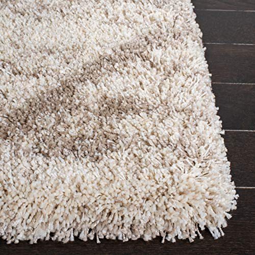 image for SAFAVIEH Hudson Shag Collection Area Rug - 6' x 9', Multi Ivory & Beig