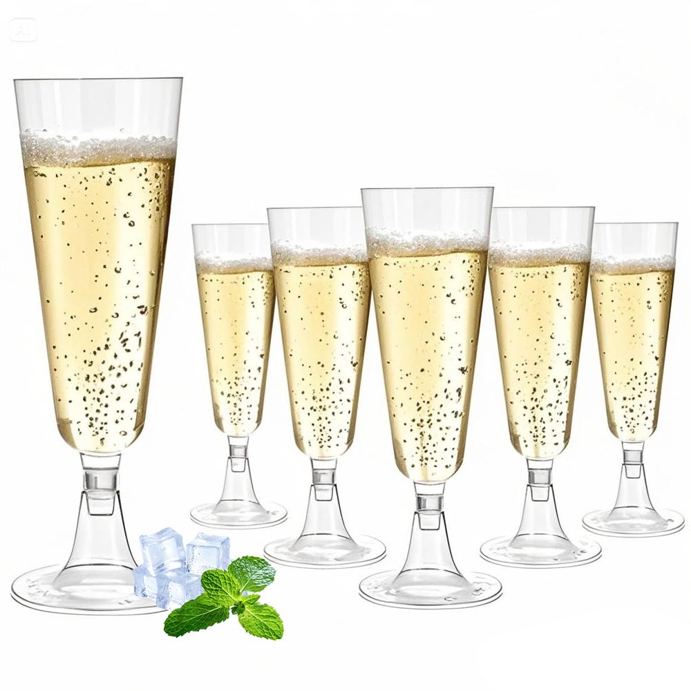 Plastic Champagne Flutes