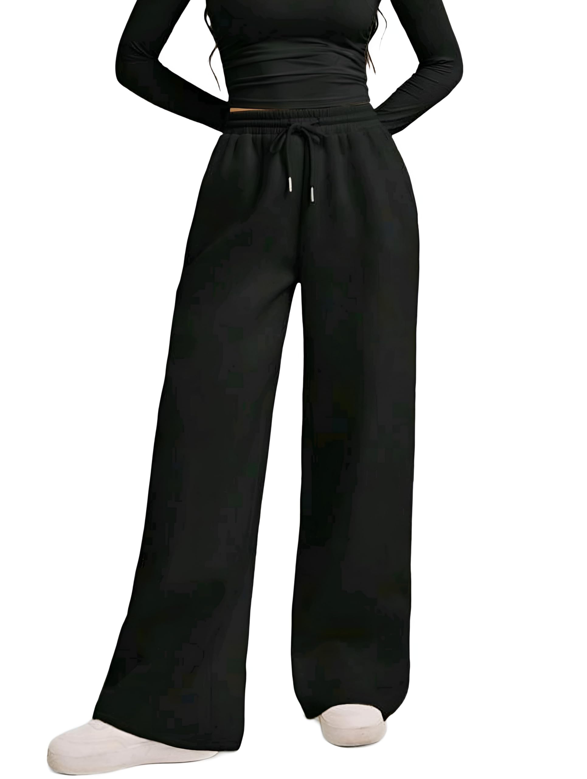 Highlander Women High Rise Sports Joggers Relaxed Fit Cotton Blend Track Pants for Active & Casual Wear in neutral
