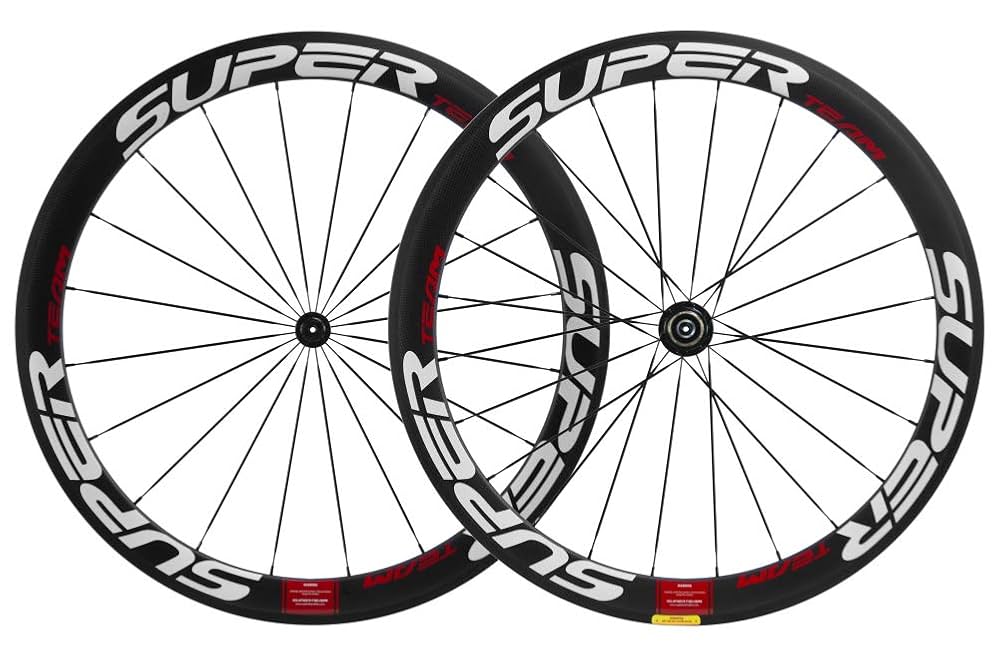 SUPERTEAM カーボンホイール 50mm 700C Amazon | Superteam 50mm/23mm ホイールセット 700c