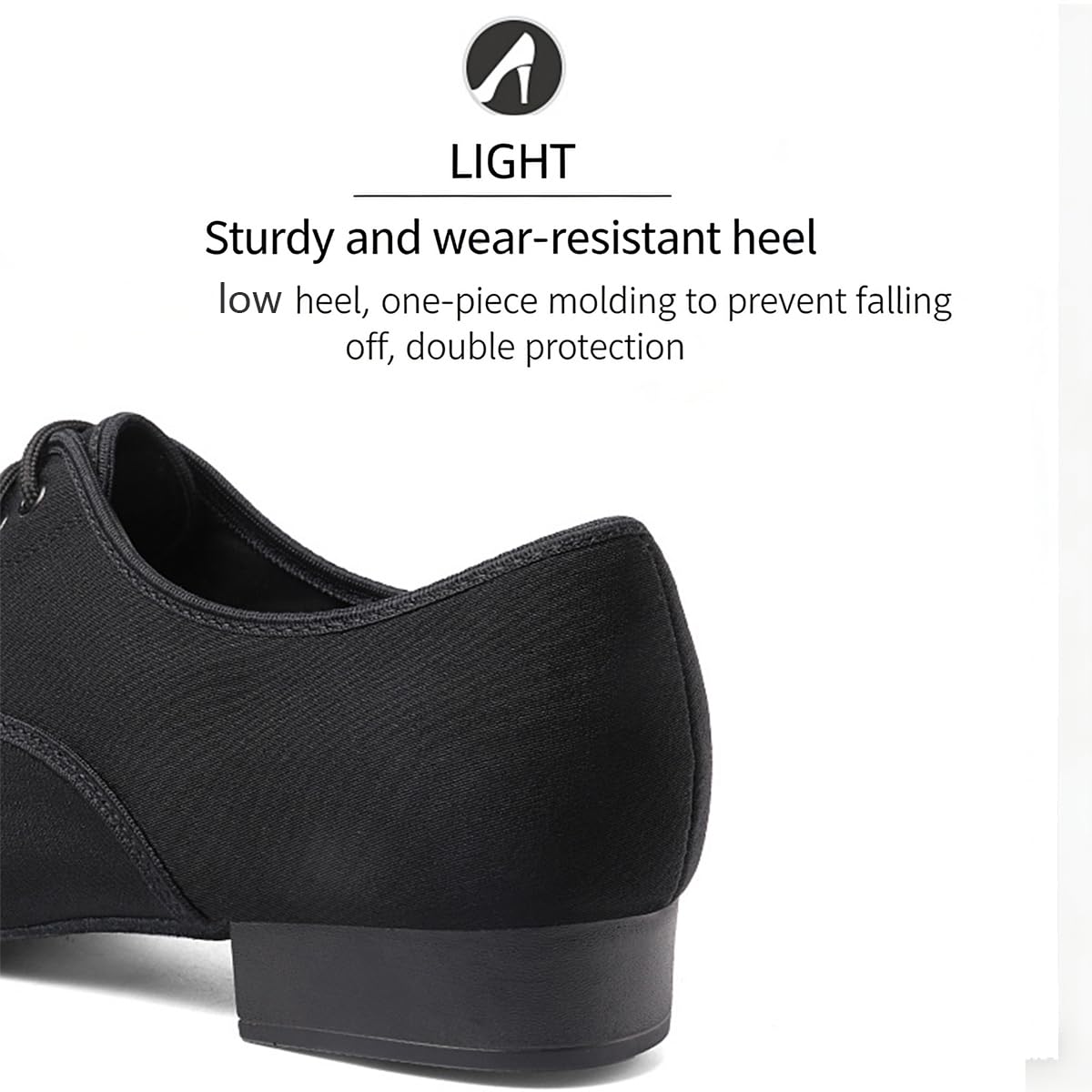 Scarpe da Ballo Latino Uomo 3.5 cm Tacchi Scarpe da Ballo Moderno Tango Sociale Sala da Ballo Traspirante Morbido Tessuto Oxford