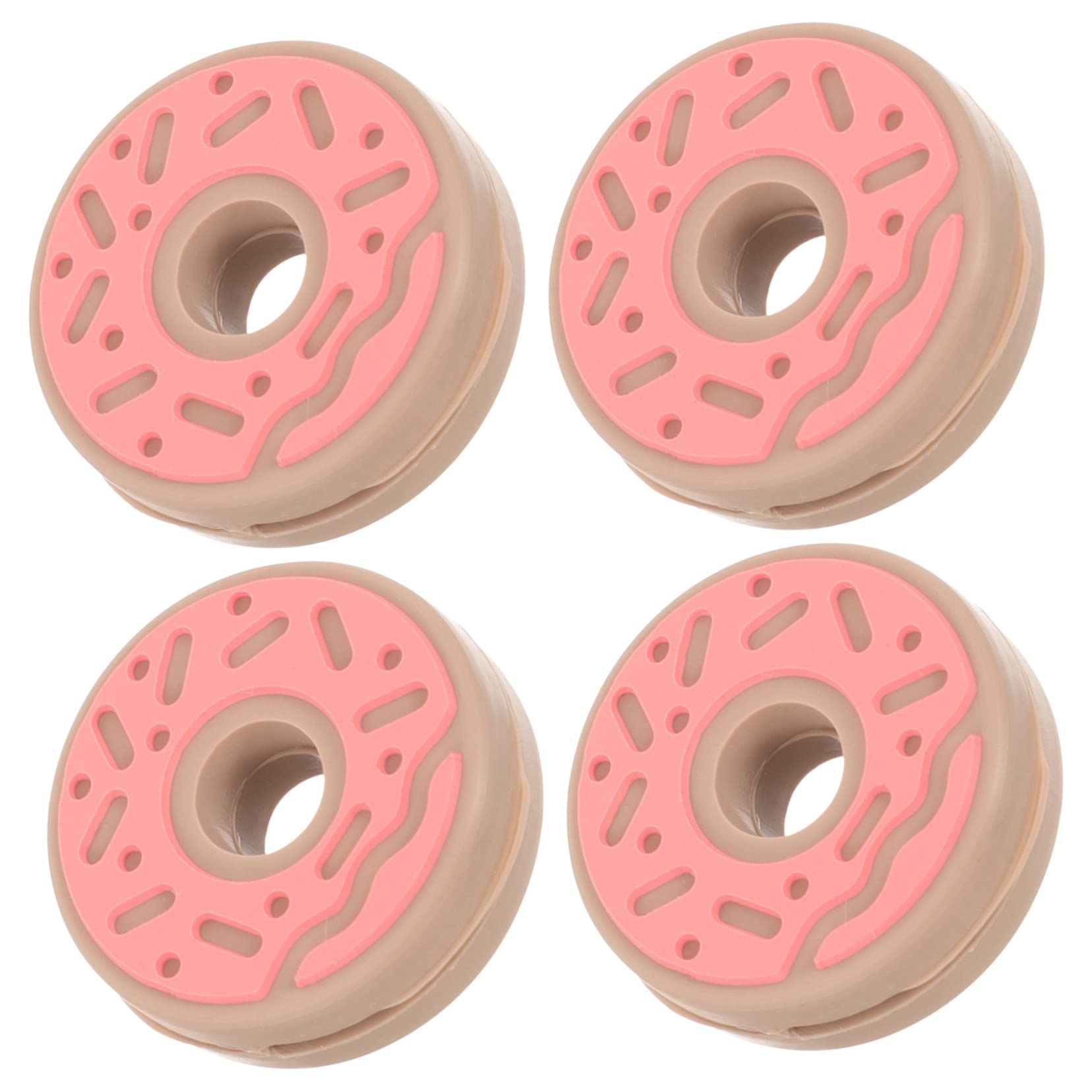 BRIGHTFUFU Tennis Dampeners Set 4 Pack Silicone Vibration Dampener for Racket Easy to Install for Tennis Players