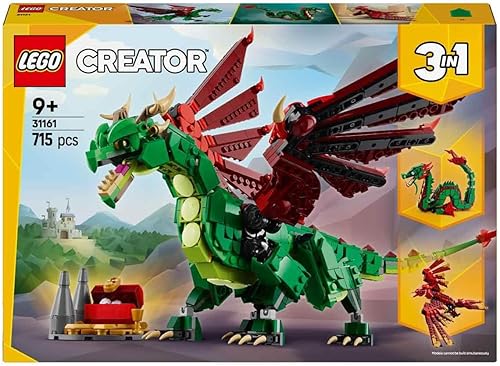 Miniatura 3 de Lego 31161 Creator Medieval Dragón Juguete Regalo Cumpleaños Bloque Niños Niñas 9 años 10 Años 11 Años Escuela Primaria Animal Criatura