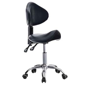 Amazon.com: Saddle Stool with Wheels Ergonomic Rolling Chair