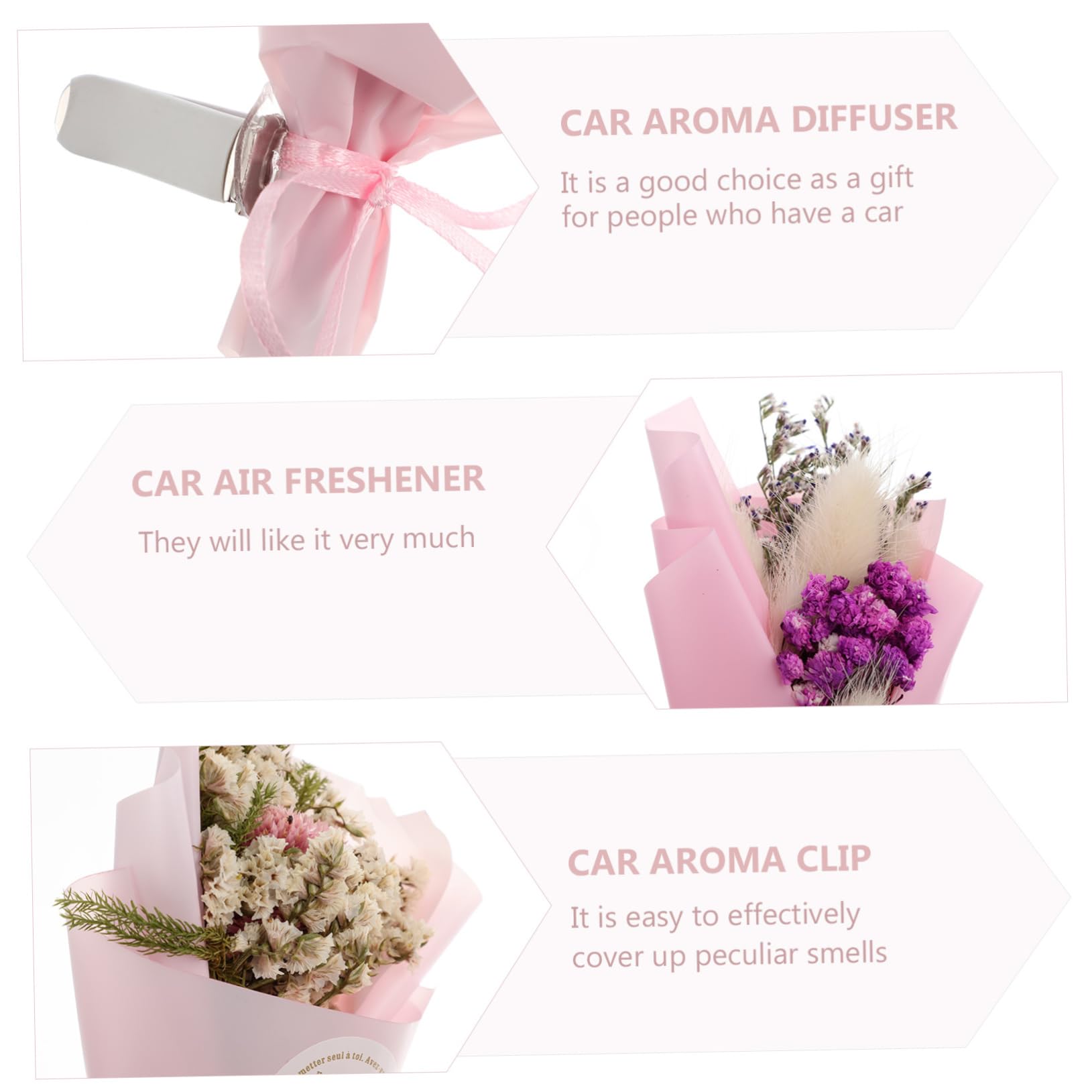 ibasenice 4stücke Auto Diffuser Clip Eleganter Duftclip Für Auto Büro Und Zuhause Aus Strapazierfähigem Material Einfach Anzubringen Für Aromatherapie Und Frischen Duft Überall