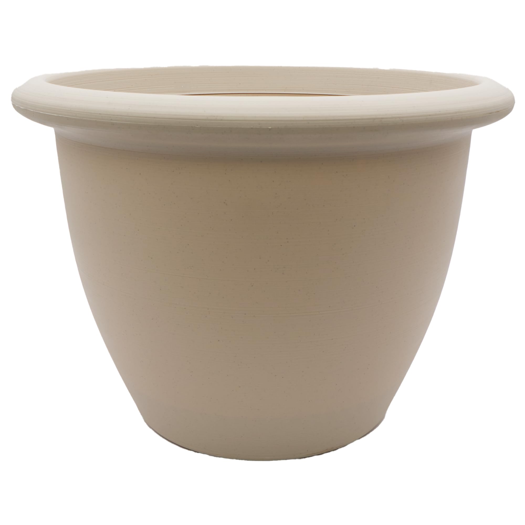 The HC Companies Sevilla Flower Planters - Self-Watering 14 Cottage Stone