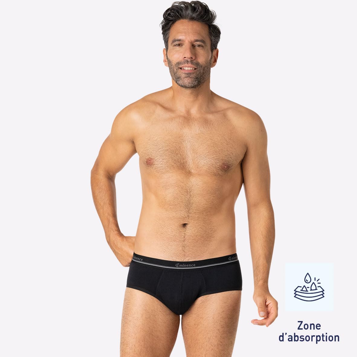Eminence - Lot de 3 Slips absorbants Homme Sérénité Heritage
