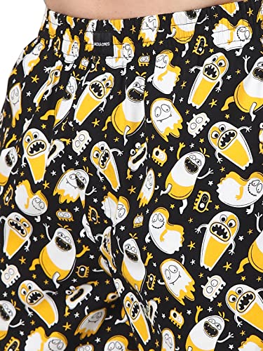 Image of JACK & JONES Men's Cotton Modern Regular All Over Print Boxer Shorts (Pack of 1)