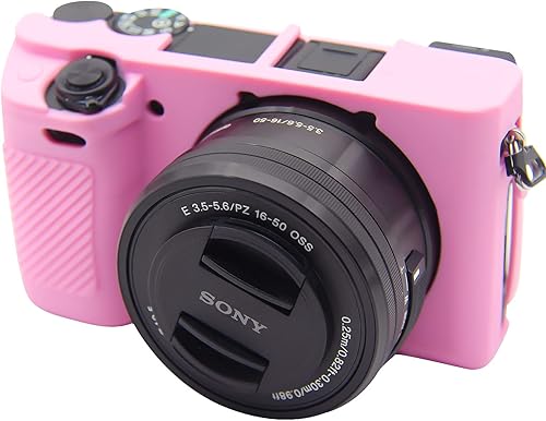 Miniatura 8 de Funda para cámara digital Sony Alpha A6100 A6300 A6400 ILCE-6100 ILCE-6300 ILCE-6400, carcasa de silicona suave antiarañazos, funda protectora de