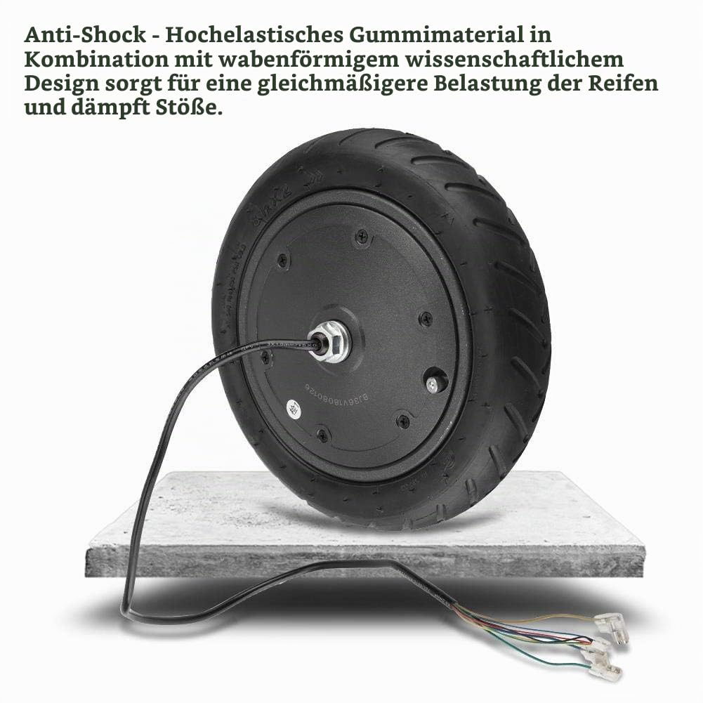 MAGT Elektroroller Nabenmotor für Xiaomi M365, 250W E-Scooter Antriebsmotor Rad Reifen E-Roller Radnabenmotor Ersatz