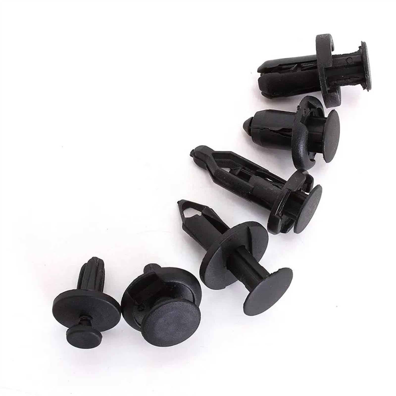 Viti e accessori 102 Pz 6.3mm 8mm 9mm 10mm Clip Di Fissaggio Automatico Misto Car Body Push Fermo Spille Rivetto Paraurti Door Trim Pannello Kit