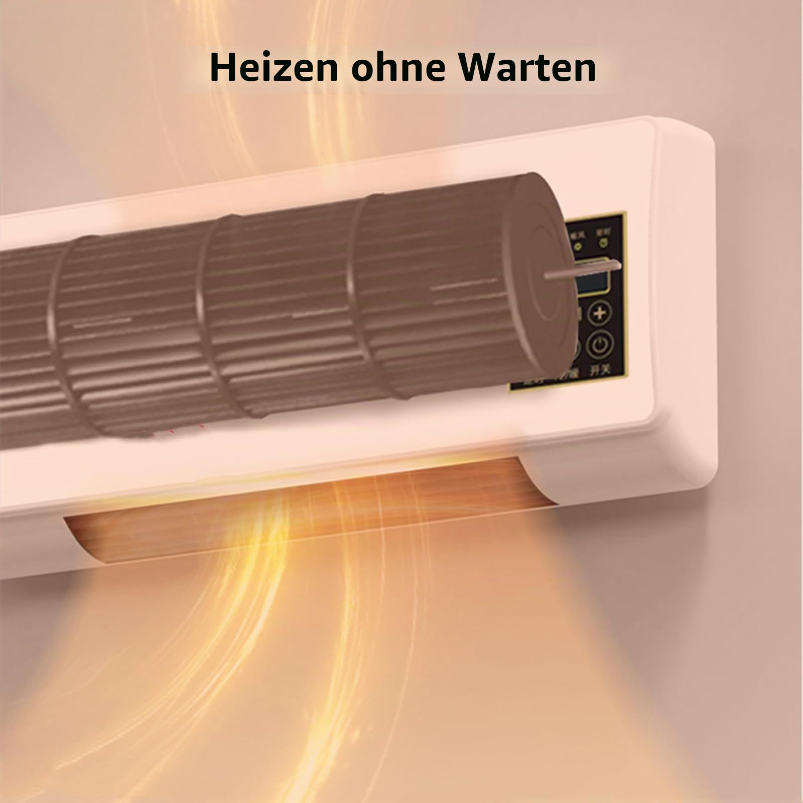 Climafy Wandventilator mit Fernbedienung, tragbarer Split-Klimagerät ohne Außeneinheit, konstante Temperatur
