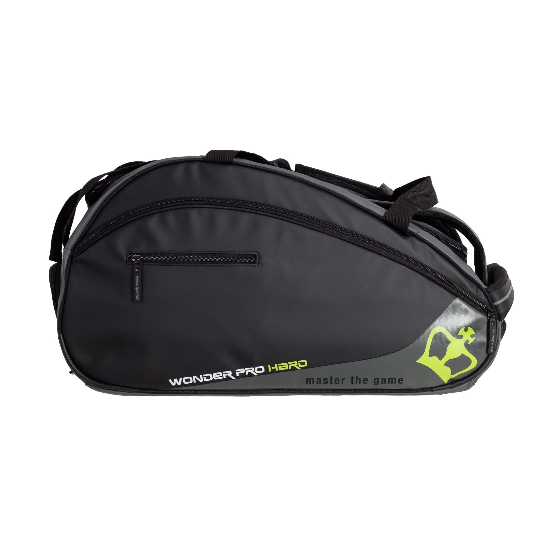 Black Crown Paletero Wonder Pro 2.0 Hard – Diseño Moderno en Negro y Amarillo – Fabricado, Compartimento Térmico para 2 Palas