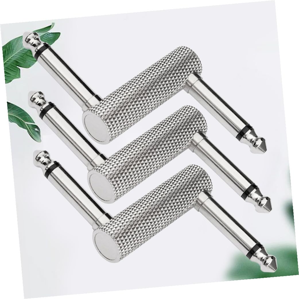 SHINEOFI 2 Set Connettore Audio Per Effetti Chitarra Adattatore Doppio Compatibile Con Effetti Per Chitarra Elettrica Design Z Per E 3 Pezzi*2