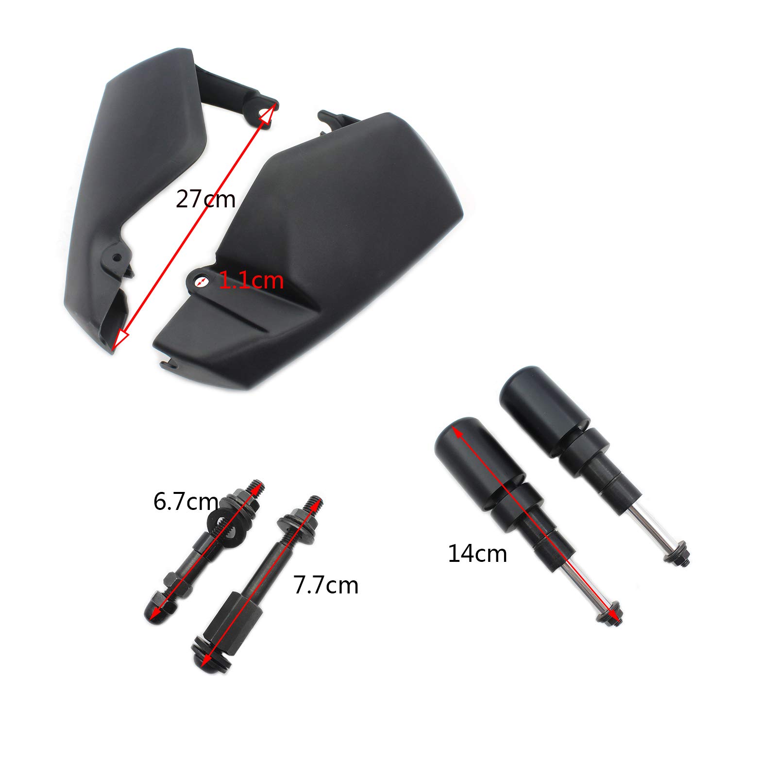 Motorrad Handschützer Handschützer kompatibel mit SUZUKI DL650 V-Strom 2004-2021 Handschutz Handprotektoren Handguards